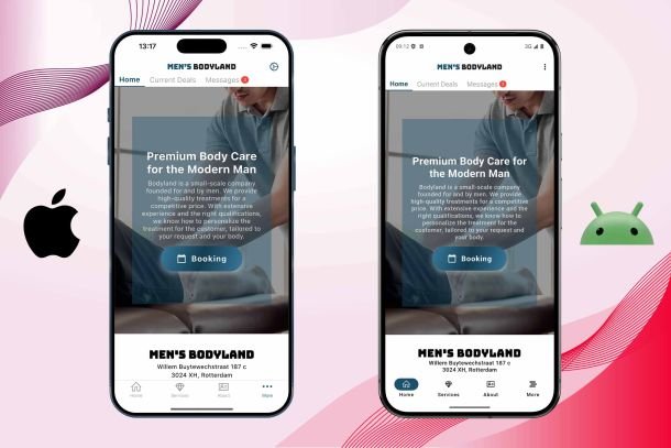 Ghekko Application Development: Men's Bodyland
